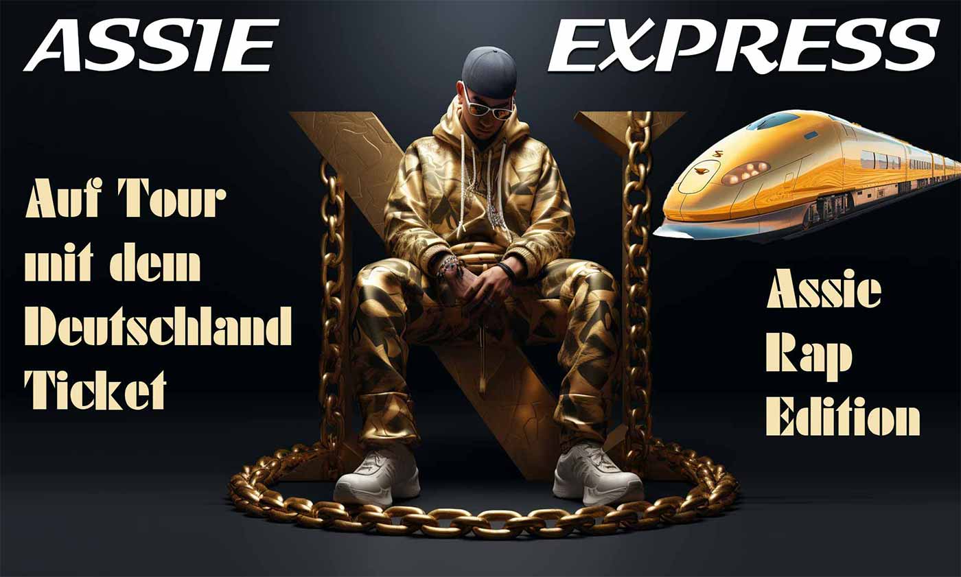 Assie Express – Auf Tour mit dem Deutschland Ticket Aktueller Song 2024 – Assie-Rap Edition D-Ticket
