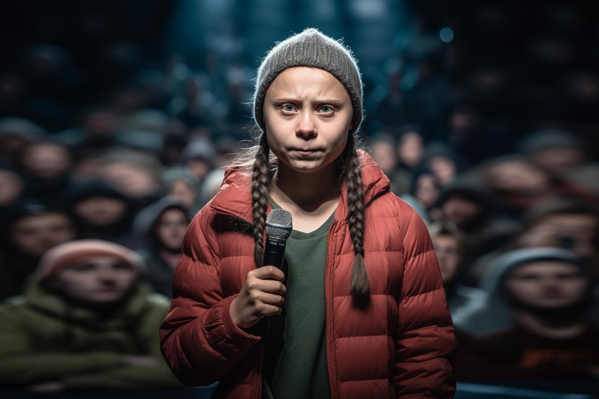 Greta Thunberg - Eine kleine Umwelt-Heldin im Einsatz